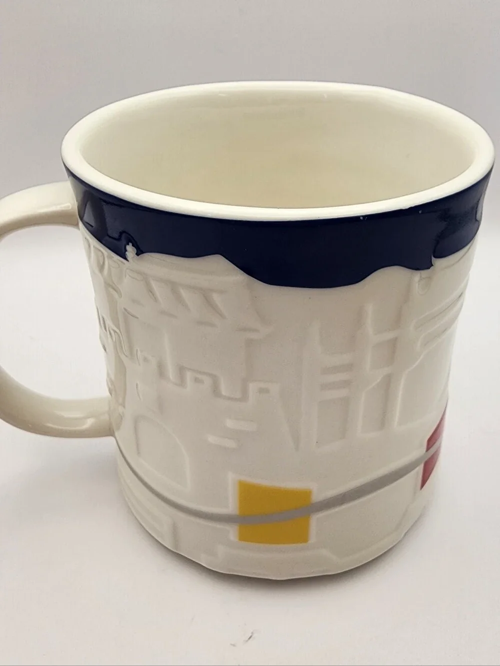 Starbucks SHENZHEN 3D Relief 2013 Collector's Series Skyline Coffee Tea 16oz Mug